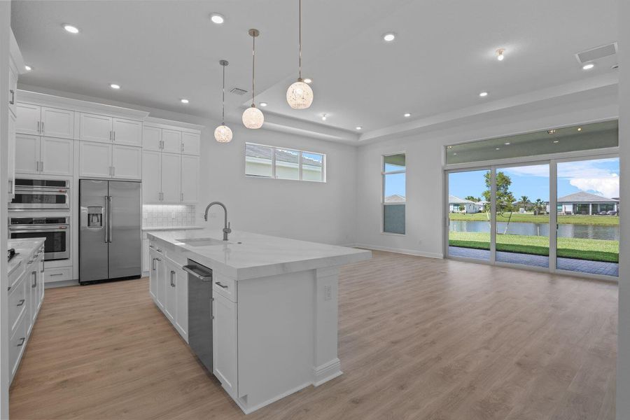 Furnished interior view inside a new home in Cresswind Palm Beach at Westlake, Westlake (Image 7).
