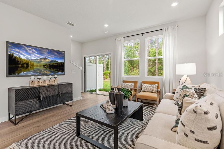 Furnished interior view inside a new home in , Jacksonville (Image 19).