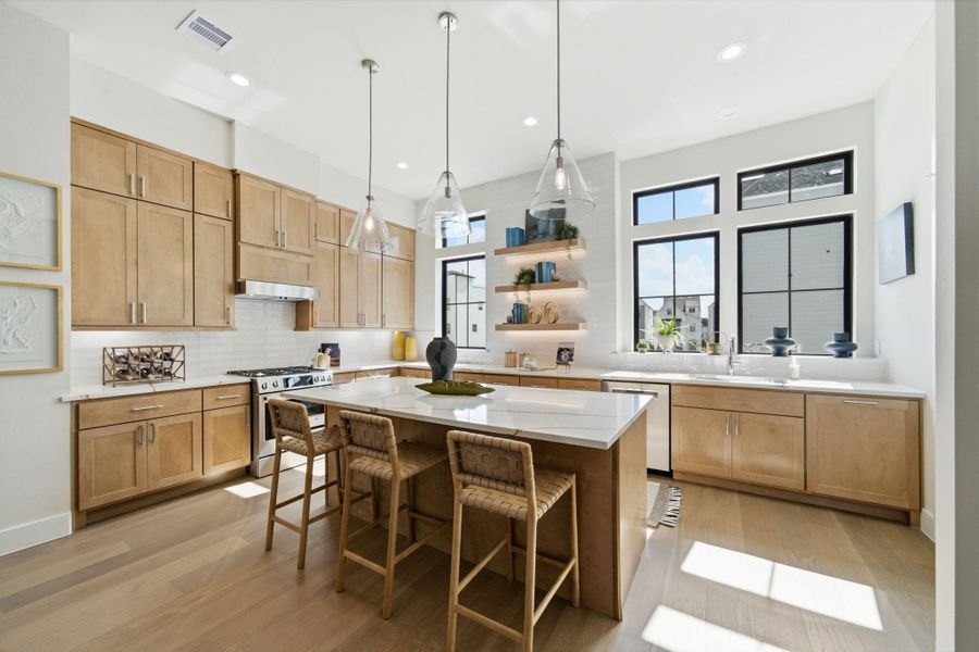 Furnished interior view inside a new home in Spring Valley Creek, Houston (Image 7).