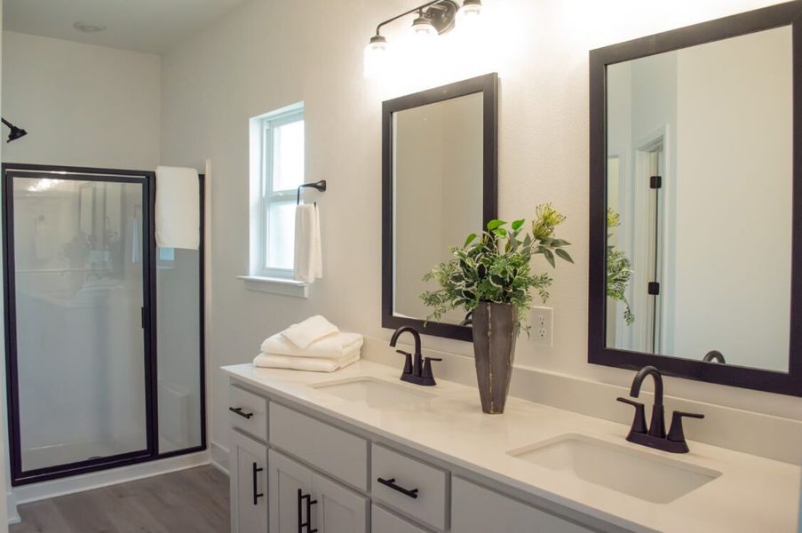 Furnished interior view inside a new home in Parkland Place, Pace (Image 12).