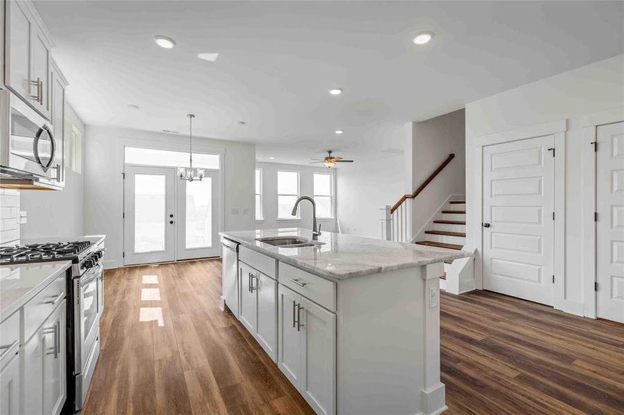 Furnished interior view inside a new home in Heartland, Heartland (Image 13). Furnished interior view inside a new home in Heartland, Heartland (Image 13).