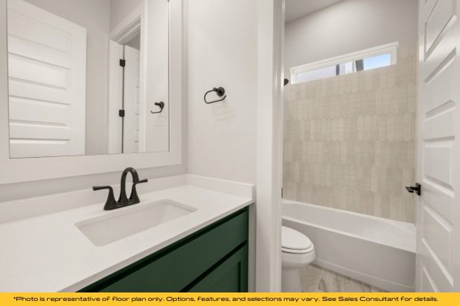 Representative furnished interior of a home built from the Taos by Stonefield Homes in Heath Golf and Yacht Club, Rockwall (Image 44).
