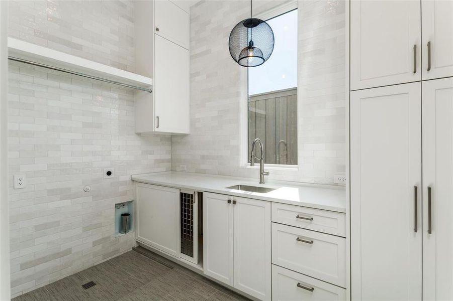 Furnished interior view inside a new home in Avadene at Las Colinas, Irving (Image 25).