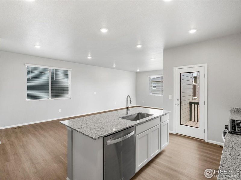 Furnished interior view inside a new home in Lake Bluff, Greeley (Image 8).