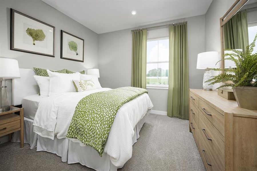 Representative furnished interior of a home built from the Brooks by Ryan Homes in Cedar Landings, Leesburg (Image 10).