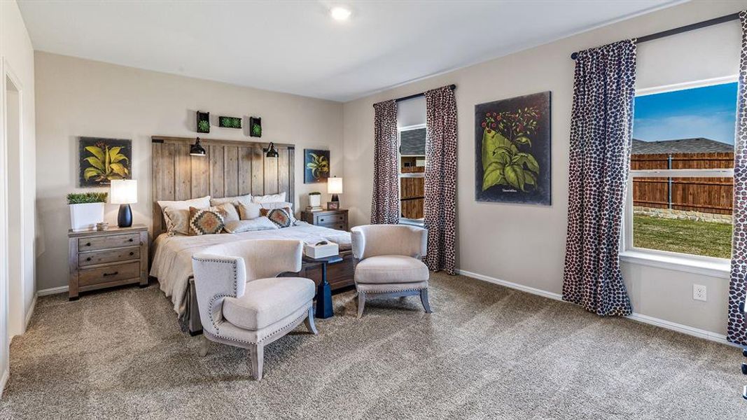 Furnished interior view inside a new home in Bella Vista, Granbury (Image 24).