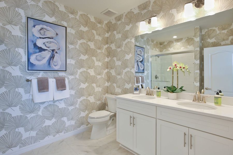 Furnished interior view inside a new home in Palm Grove, Lakewood Ranch (Image 19).