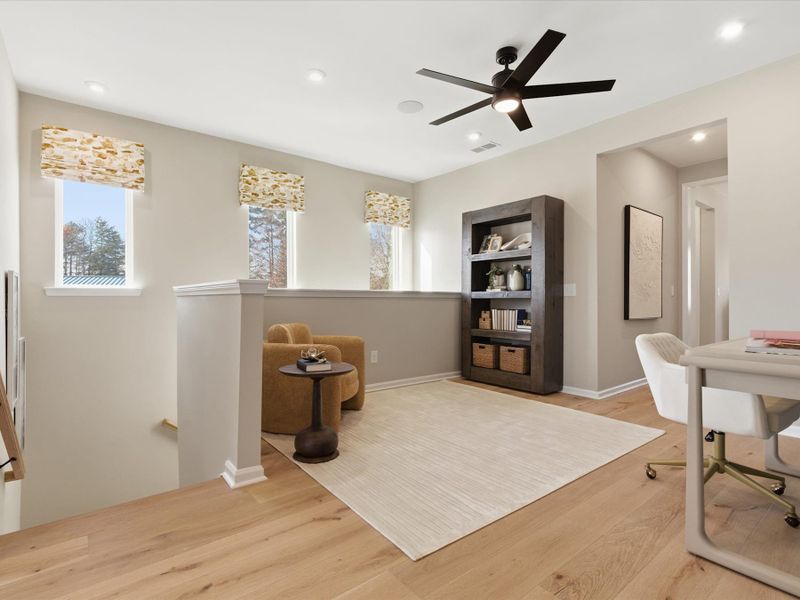 Representative furnished interior of a home built from the Fisher by Tri Pointe Homes in Ellis Townes, Charlotte (Image 14). Representative furnished interior of a home built from the Fisher by Tri Pointe Homes in Ellis Townes, Charlotte (Image 14).