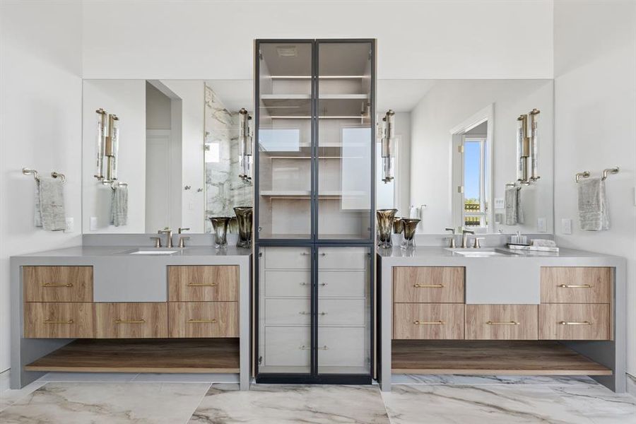 Furnished interior view inside a new home in , Southlake (Image 33).