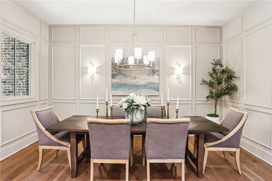 Furnished interior view inside a new home in , Marietta (Image 30).