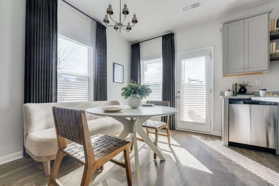 Furnished interior view inside a new home in , Gainesville (Image 36).
