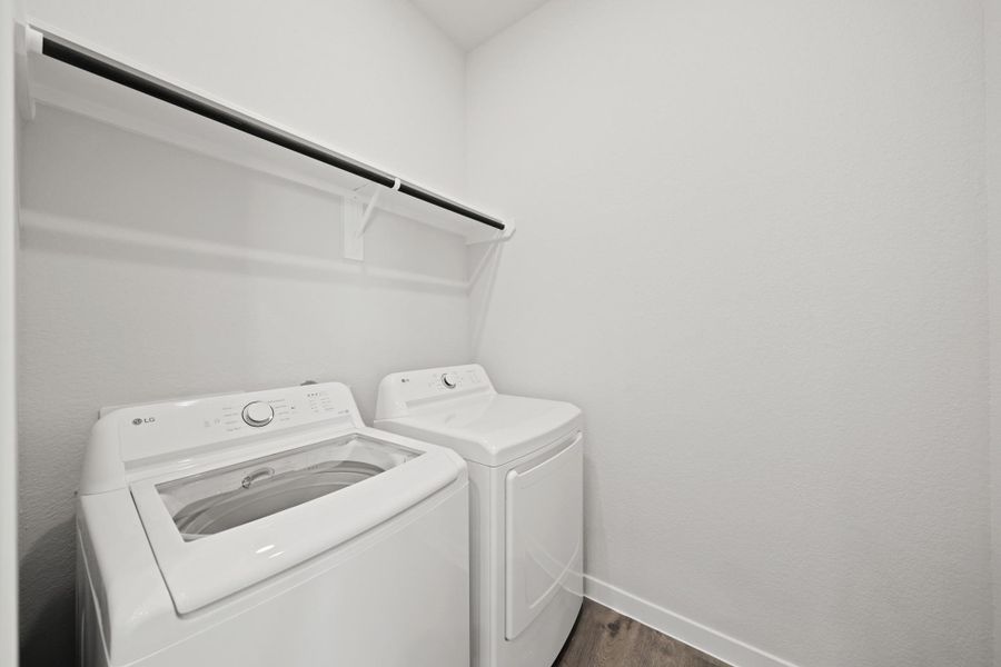 Close-up of interior finishes inside a home in Creekland Village at Bridgeland, Cypress (Image 12).