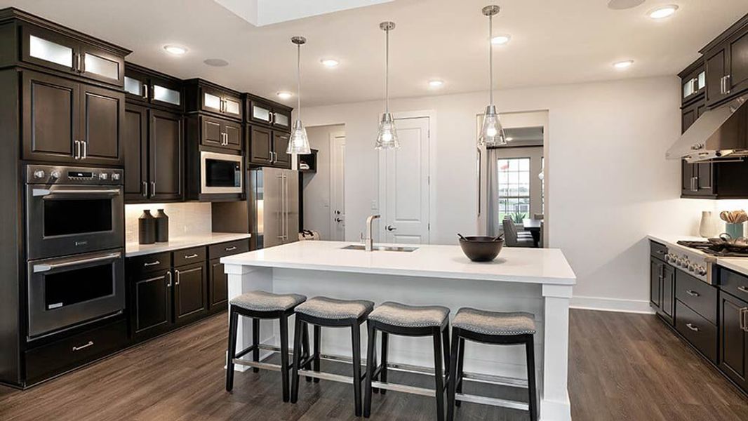 Representative furnished interior of a home built from the Sapphire by Taylor Morrison in Santa Rita Ranch, Liberty Hill (Image 12). Representative furnished interior of a home built from the Sapphire by Taylor Morrison in Santa Rita Ranch, Liberty Hill (Image 12).