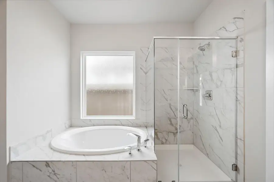 Furnished interior view inside a new home in Barton Creek Ranch, Conroe (Image 6).