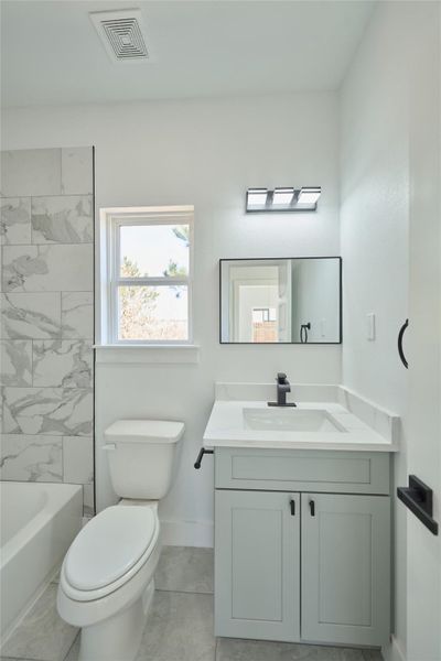 Furnished interior view inside a new home in , Cleveland (Image 5).