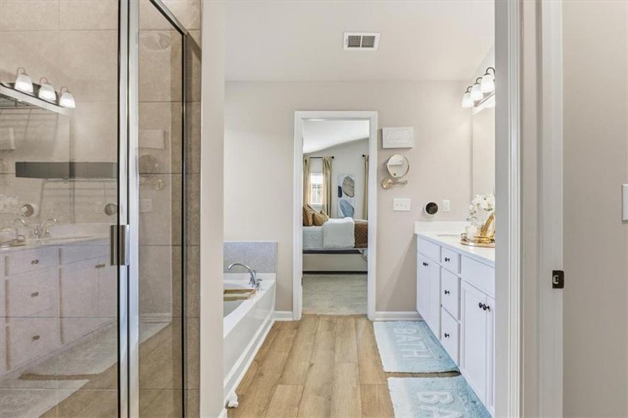 Furnished interior view inside a new home in , Locust Grove (Image 39). Furnished interior view inside a new home in , Locust Grove (Image 39).