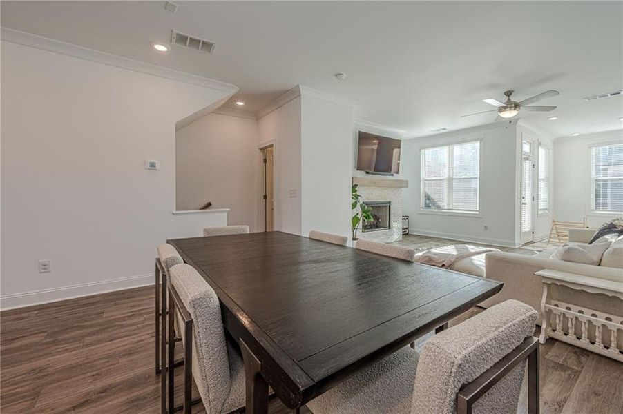 Furnished interior view inside a new home in , Suwanee (Image 14).