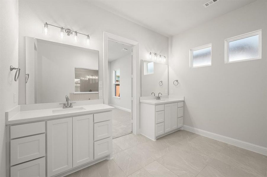 Furnished interior view inside a new home in BridgeWater - Phase 1, Midlothian (Image 11).