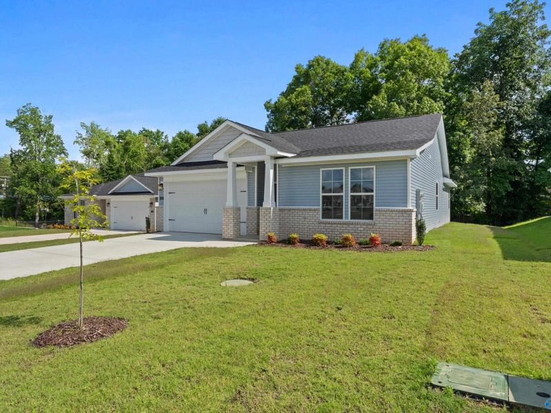 Exterior details and patio area of a home in Bailey Park, Fayetteville (Image 3).