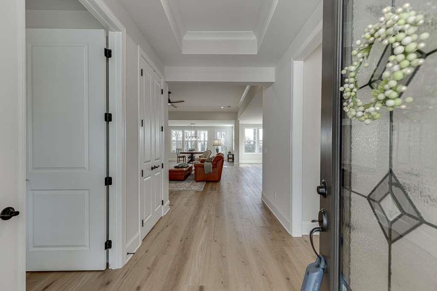 Furnished interior view inside a new home in , Hoschton (Image 8).