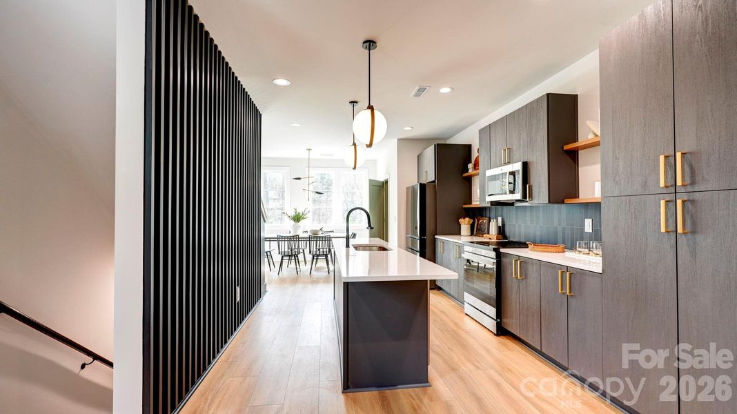 Furnished interior view inside a new home in , Charlotte (Image 23).