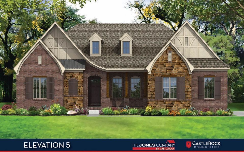 Representative exterior photo of a completed home built from the Dresden by CastleRock Communities in Belvoir, Fairview, TN (Image 20).