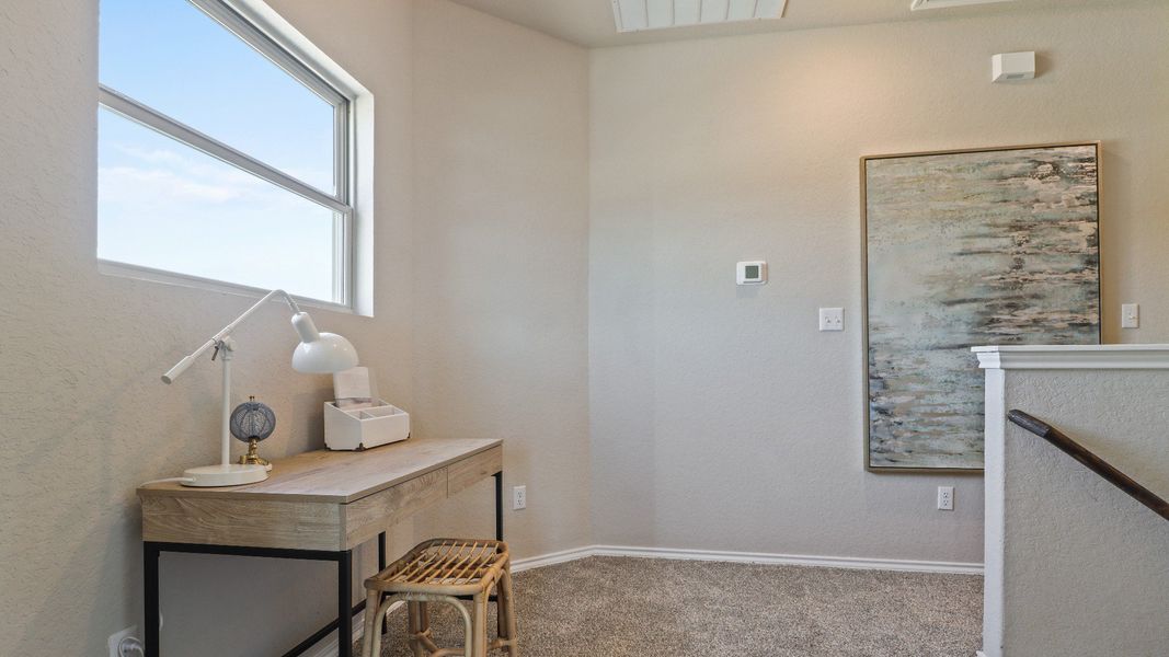 Furnished interior view inside a new home in Somerset Trails, San Antonio (Image 25). Furnished interior view inside a new home in Somerset Trails, San Antonio (Image 25).