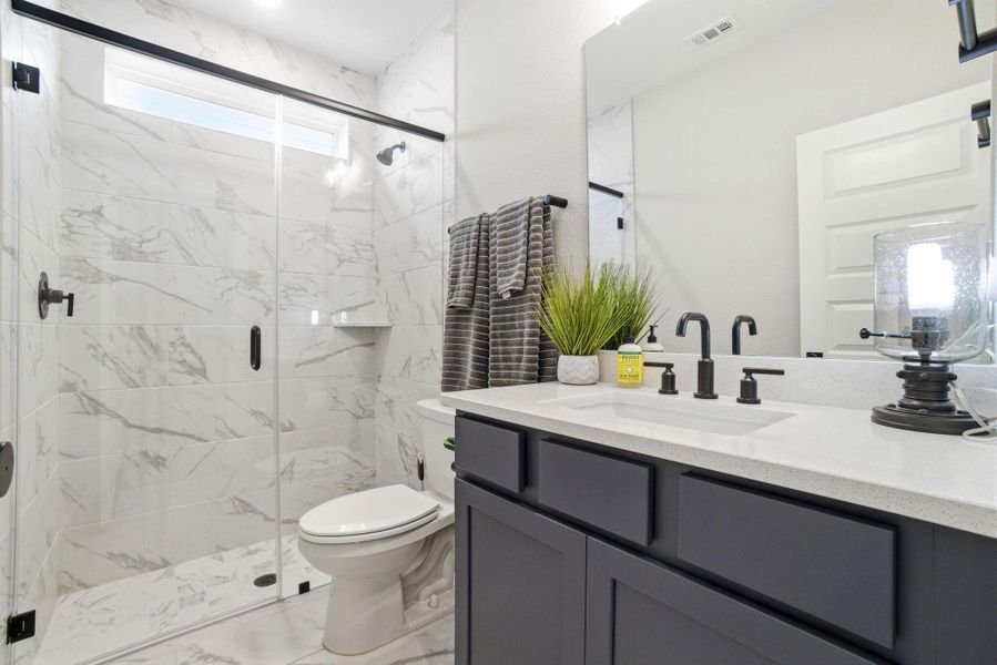 Furnished interior view inside a new home in Woodforest - Kingsley Square 50' Homesites, Montgomery (Image 25).