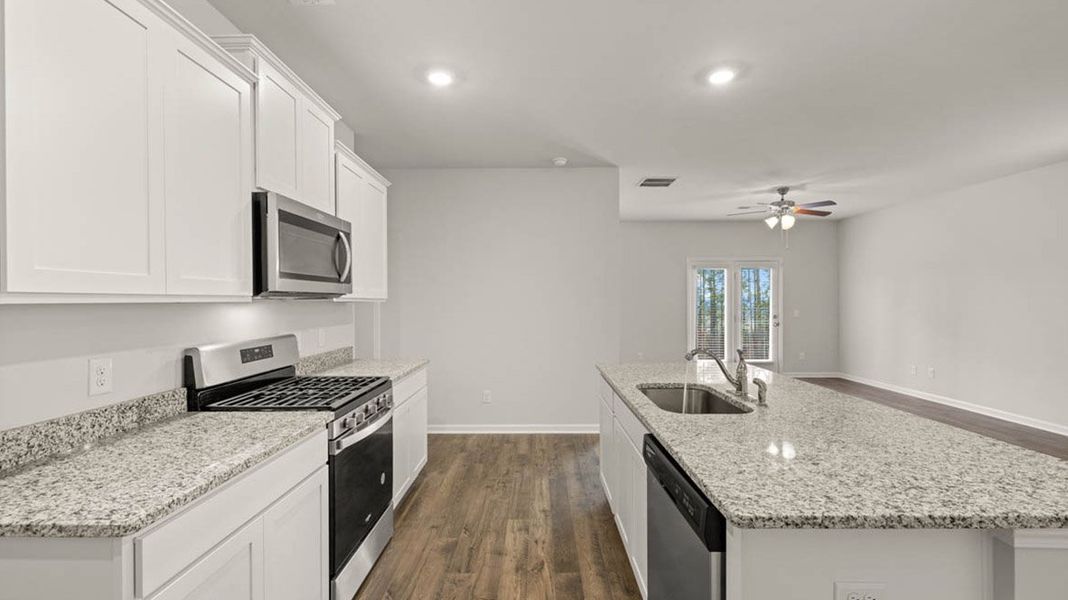 Furnished interior view inside a new home in The Islands, Beech Island (Image 8).