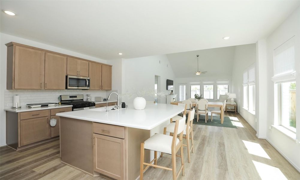 Furnished interior view inside a new home in , Cypress (Image 16).