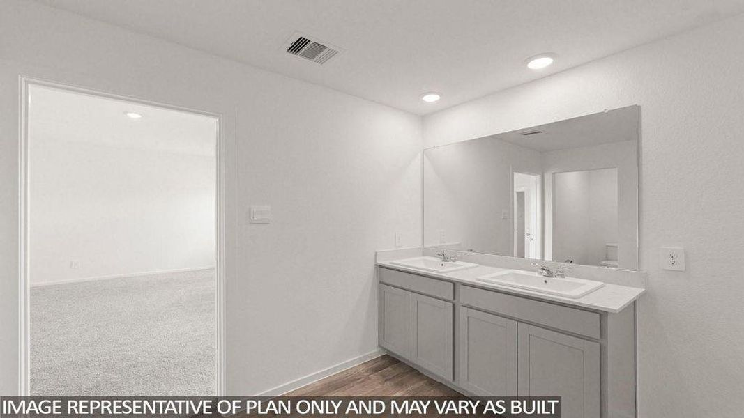 Furnished interior view inside a new home in New Waverly Station, New Waverly (Image 7).