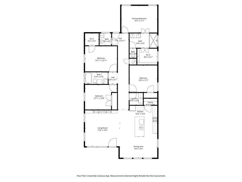 2D floor plan layout of this home in , Fort Worth, TX (Image 5).
