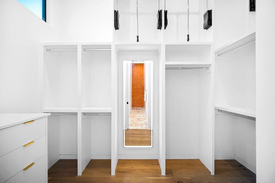 Primary closet