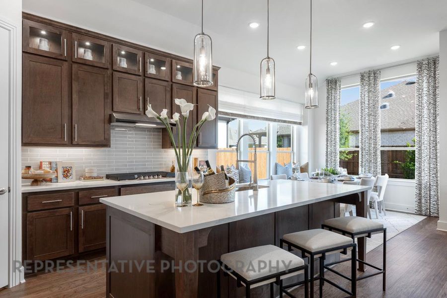 Furnished interior view inside a new home in 6 Creeks at Waterridge: 55ft. lots, Kyle (Image 14). Furnished interior view inside a new home in 6 Creeks at Waterridge: 55ft. lots, Kyle (Image 14).