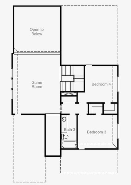 2D floor plan layout of this home in Pomona, Manvel, TX (Image 3).