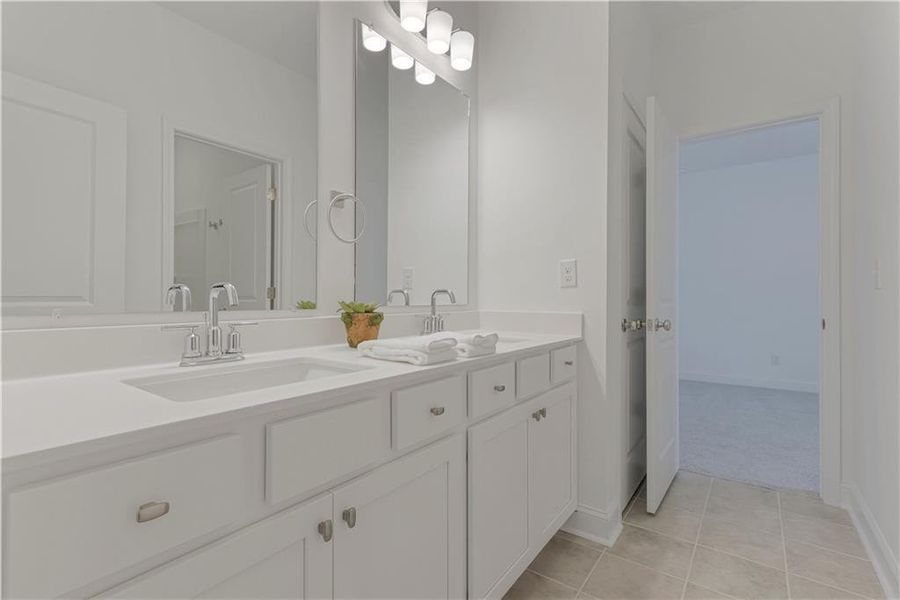 Furnished interior view inside a new home in Bailey Fence, Dacula (Image 35).