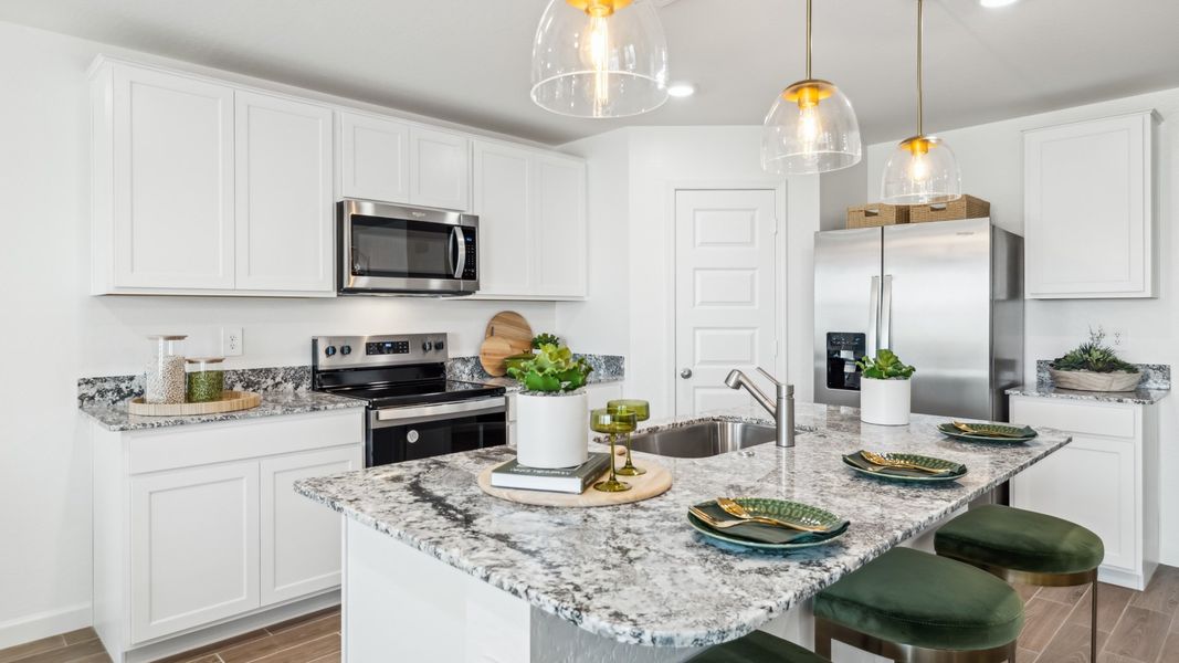 Representative furnished interior of a home built from the Easton by D.R. Horton in Remington, Buckeye (Image 9).