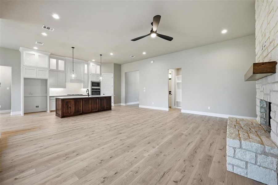 Spacious, unfurnished interior of a new home in LeTara, Haslet (Image 35).