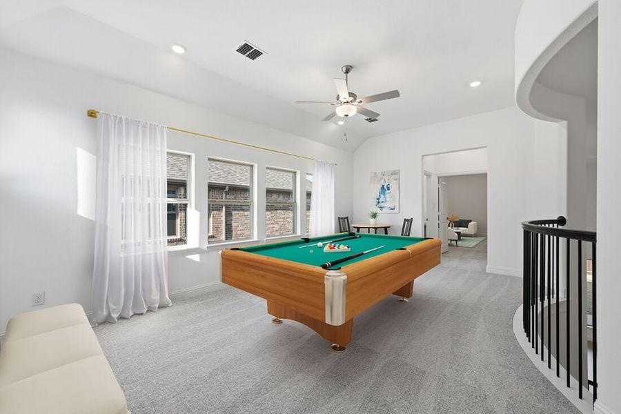 Representative furnished interior of a home built from the Rhone by Taylor Morrison in The Ranch at Uptown Celina, Celina (Image 10).