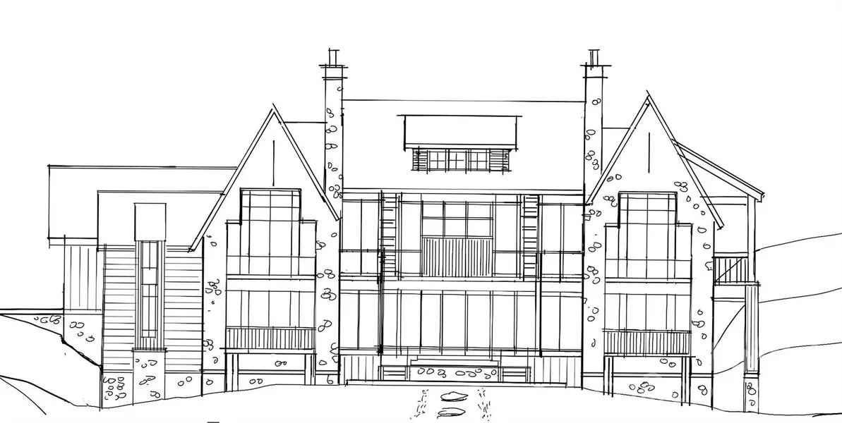 Exterior rendering of this home design in , Elk Park, NC (Image 4).