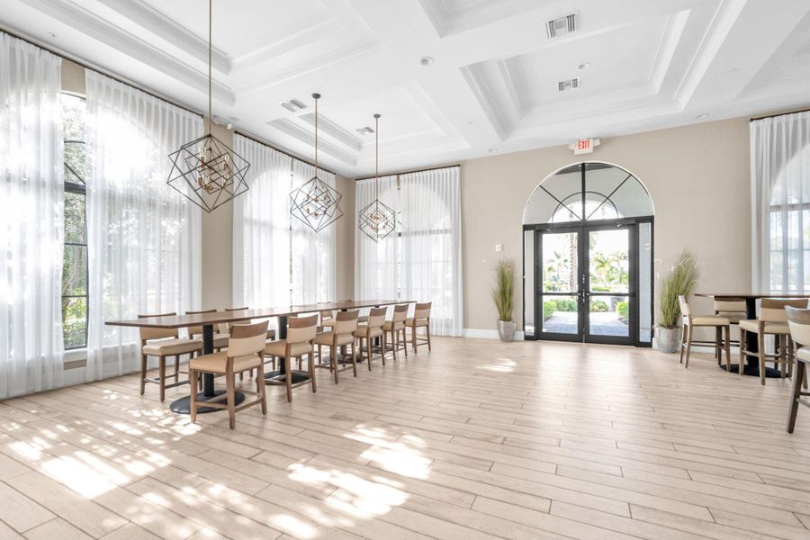 Furnished interior view inside a new home in , Ave Maria (Image 44).