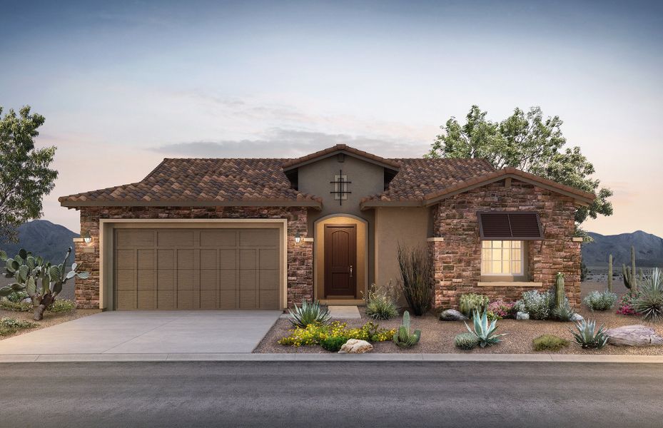 Front exterior of a home in the Altitude at Northpointe community, located in Peoria, AZ (Image 12).