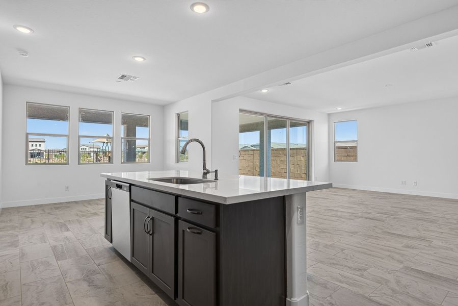 Furnished interior view inside a new home in The Grove at El Cidro, Goodyear (Image 10).
