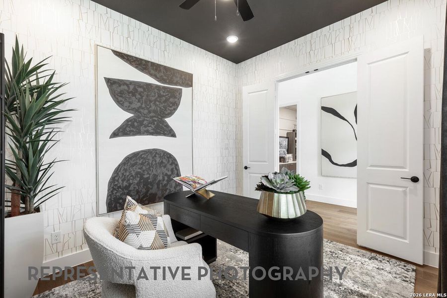 Furnished interior view inside a new home in The Ranches at Creekside, Boerne (Image 10).