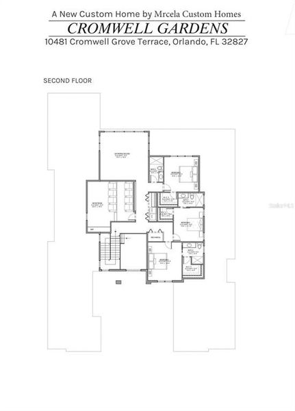 2D floor plan layout of this home in , Orlando, FL (Image 3).
