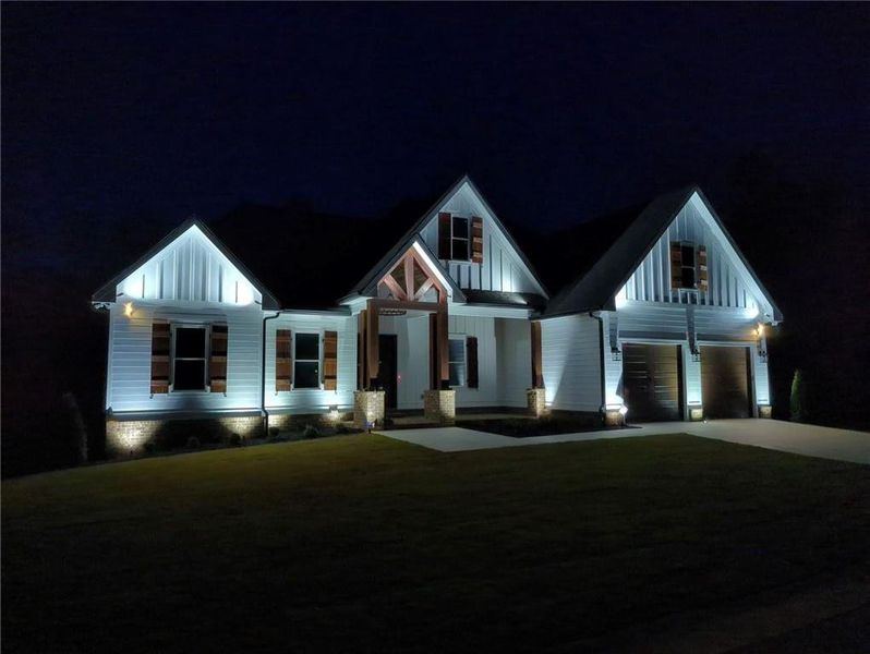 Front exterior of a new home in , Cleveland, GA, highlighting curb appeal (Image 30).