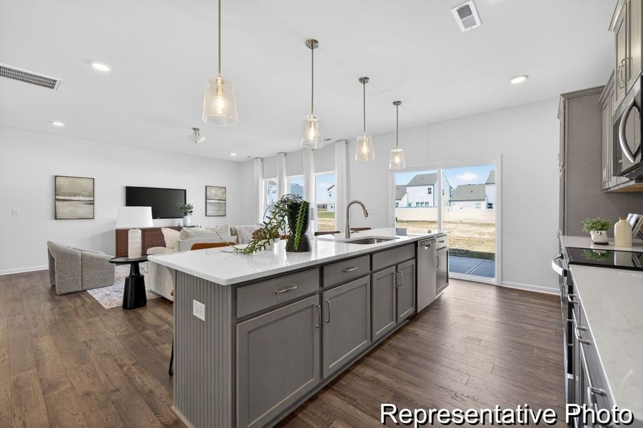 Furnished interior view inside a new home in Nathans Ridge, Lillington (Image 4).