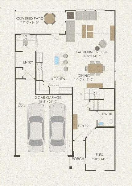 Pulte Homes, Lochridge floor plan