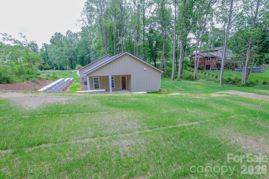 Exterior details and patio area of a home in , Morganton (Image 28).