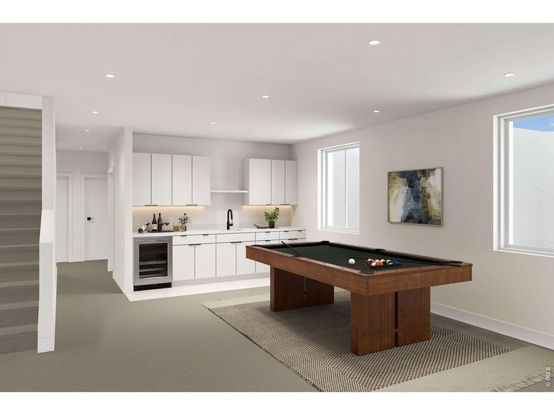 Furnished interior view inside a new home in , Denver (Image 31). Furnished interior view inside a new home in , Denver (Image 31).